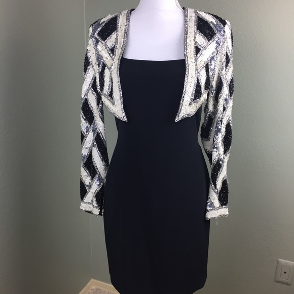 Bob Mackie Dresses & Skirts - Bob Mackie Boutique Vintage Sequin Dress Size 8